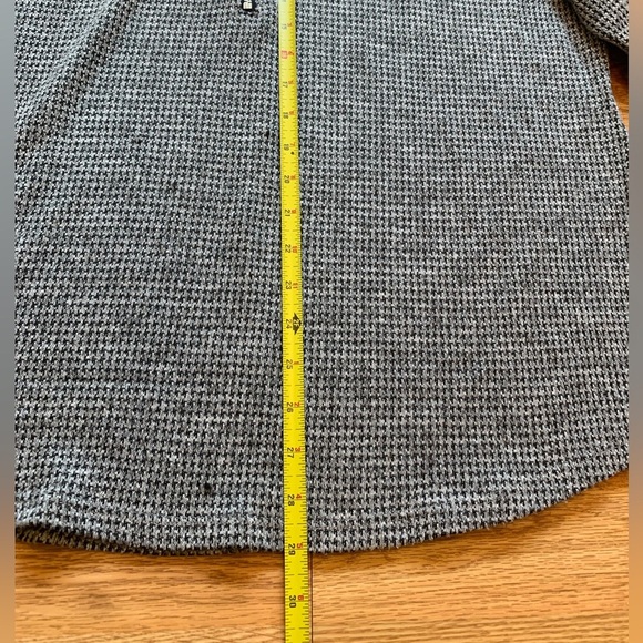 Artex Fashions Black & White Houndstooth 1/4 Zip Sweater 2X - Picture 8 of 9